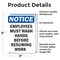 Signmission Safety Culture Sign, 3.5 in Width, Vinyl Decal, Rectangle OS-2PACK-NS-D-35-V-11970 - alternate 3